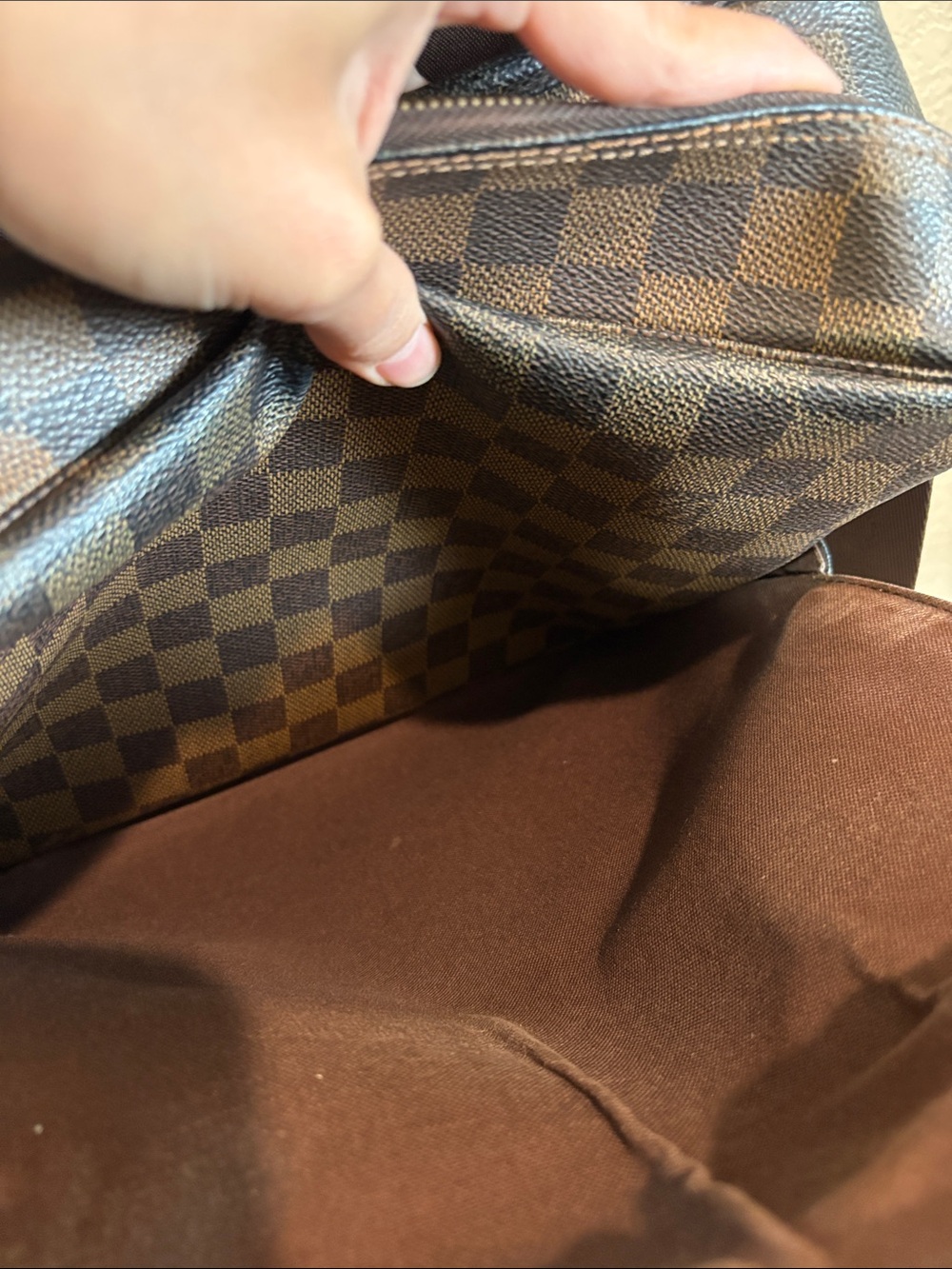 Louis Vuitton Naviglio SR3007 Brown Damier LV Crossbody Bag - Picture 14 of 16